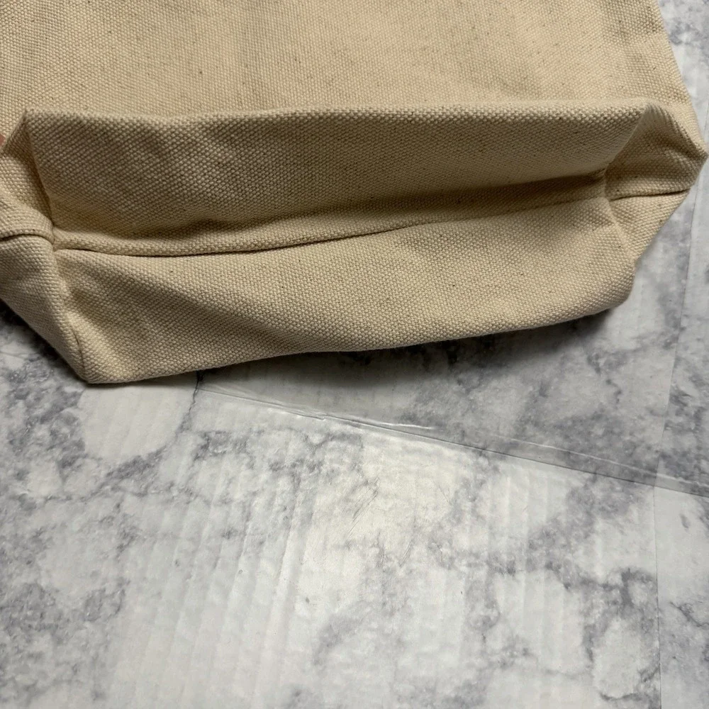 Polar Bear Benjamin Embroidered Canvas Small Tote Bag Tokyo Japan Parka Jacket